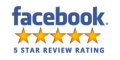 Facebook five star rating logo