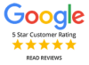Google 5 star customer rating logo